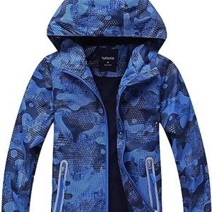 Hiheart Boys Girls Waterproof Hooded Jackets Thick Padded Winter Coat
